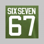 Six Seven 67 - p&aacute;nske tričko s obojstrannou potlačou 100%bavlna značka Fruit Of The Loom